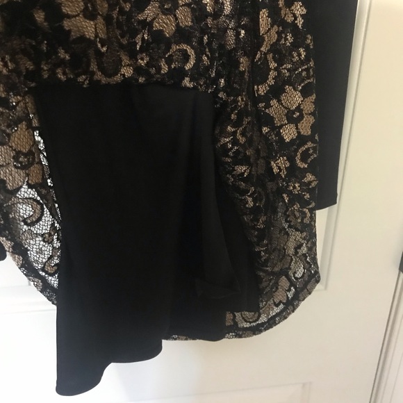 Long sleeve mesh lace dress - Picture 5 of 5